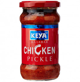 Keya Malabar Chicken Pickle  Glass Jar  270 grams